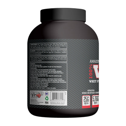 Monster Labs Whey Protein - Chocolate Bricks, 5lbs (76 Servings)