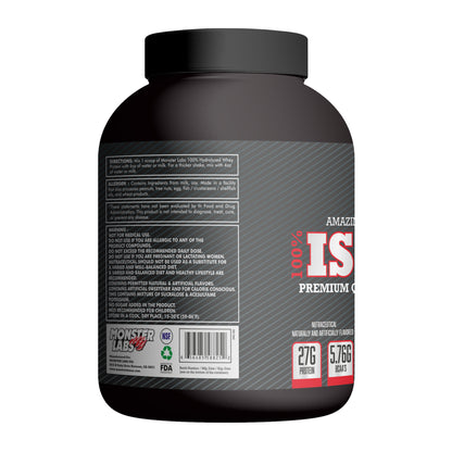 Monster Labs 100% Isolate Whey Protein 5 lbs - Rich Chocolate