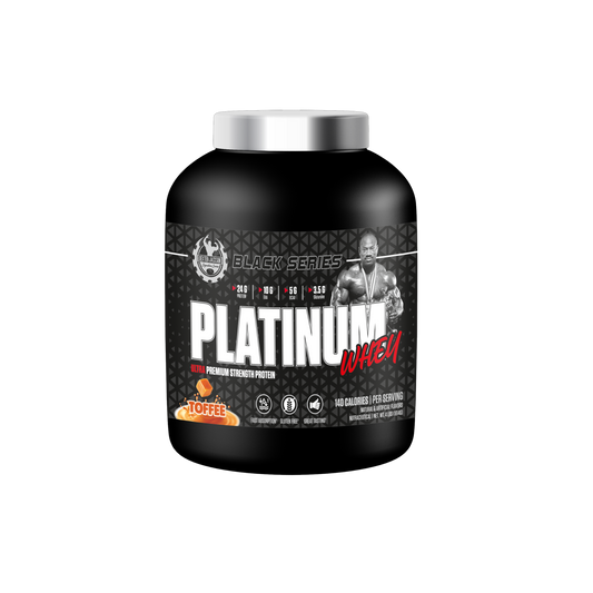 Black Series Platinum Whey - Toffee, 4lbs
