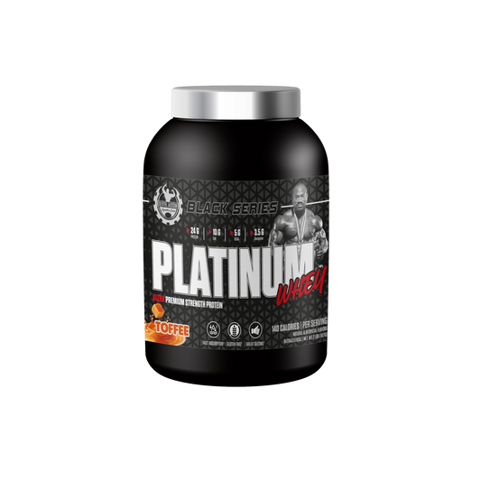Black Series Platinum Whey - Toffee, 2lbs