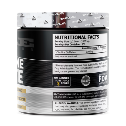 Citrulline Malate 300g - Enhances Exercise Performance & Cardiovascular Health