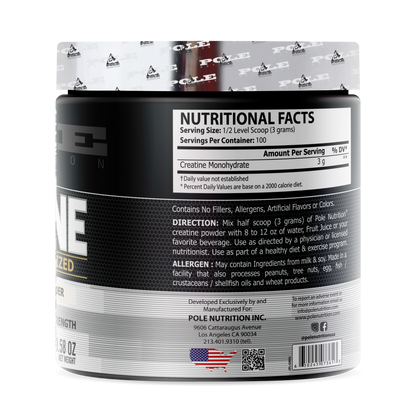 Creatine Monohydrate 300g 100 Servings