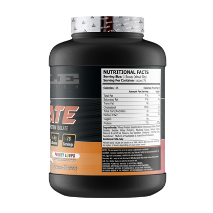 100% Hydrolyzed Whey Protein Isolate 5 lbs - Frooty Loops