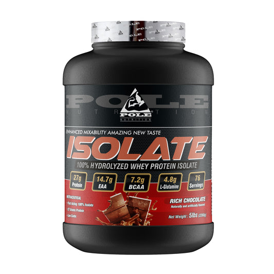 100% Hydrolyzed Whey Protein Isolate 5 lbs - Rich Chocolate