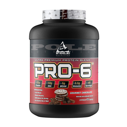PRO-6 Ultra Premium Protein Whey Blend 5 lbs - Gourmet Chocolate