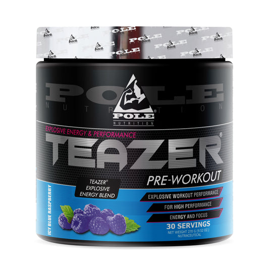 Teazer Pre-Workout Blue Raspberry (30 Servings)