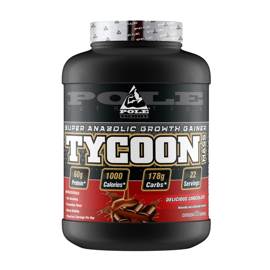 Tycoon Mass Gainer Protein 6lbs - Delicious Chocolate