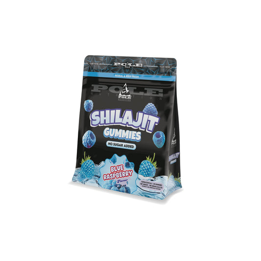 Shilajit Gummies - Himalayan Power Blend with No Added Sugar (Blueberry, 60 Gummies)