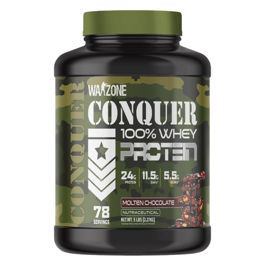 Warzone Conquer Whey Protein 78 Servings - Molten Chocolate