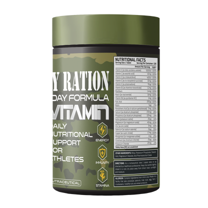 Warzone Daily Ration Multivitamin, 120 Softgels