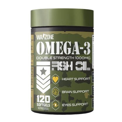 Warzone Double Strength Omega-3, 120 Softgels