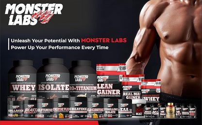 Monster Labs 100% Isolate Whey Protein 5 lbs - Rich Chocolate
